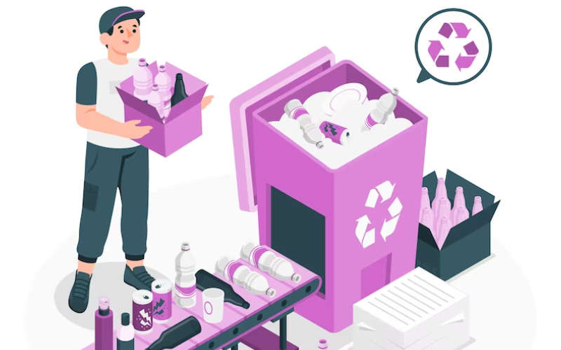 Industrial waste recycling