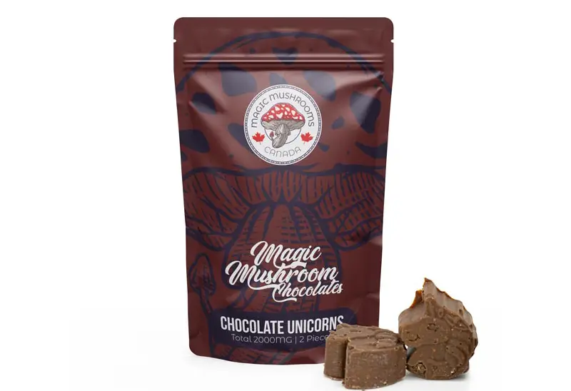 Magic mushroom chocolate bar in canada