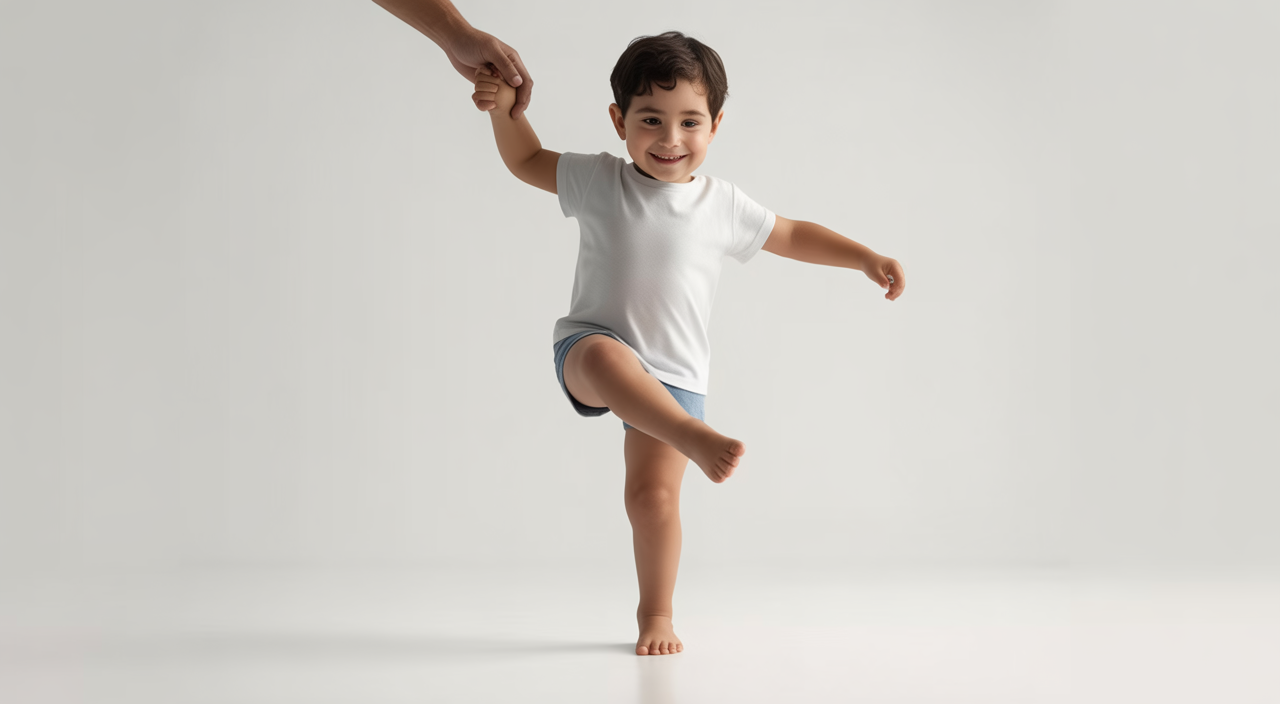 Child enjoying adaptive dance class in Toronto