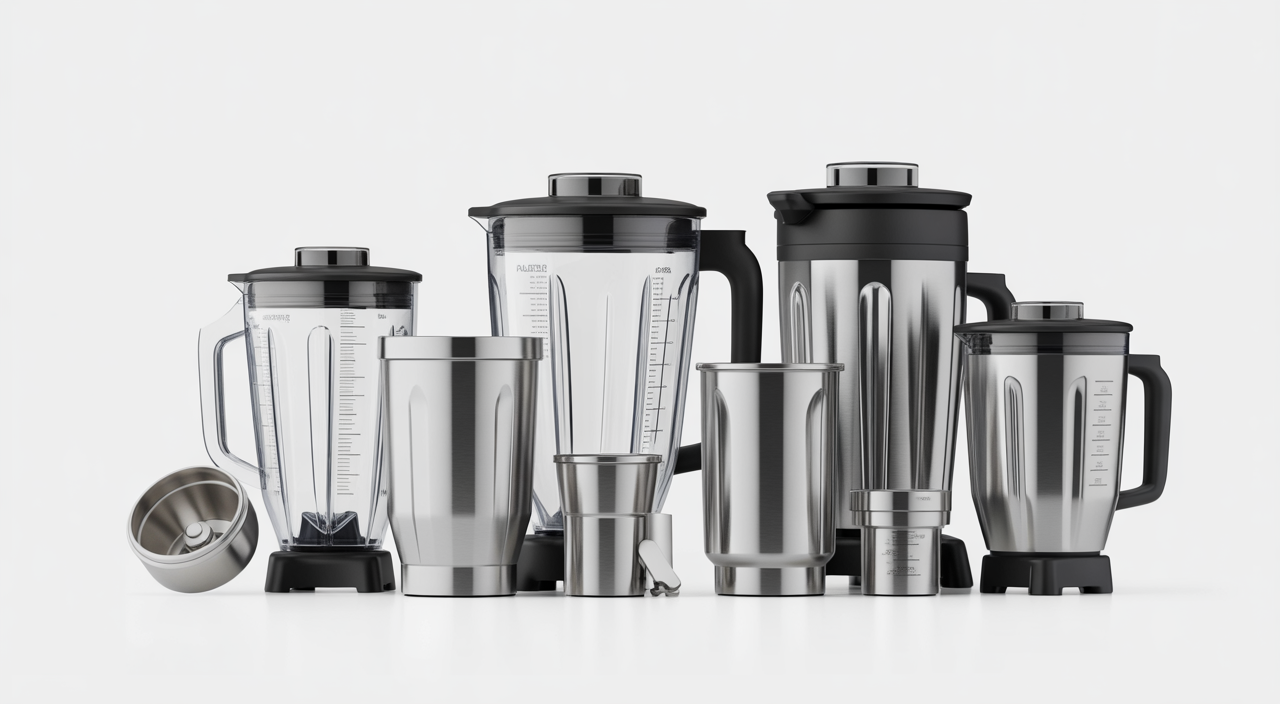 Lab scale blender used for small batch mixing in research and quality control laboratories