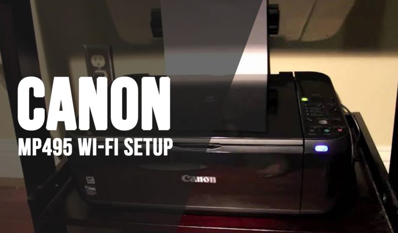 mp495 wifi setup