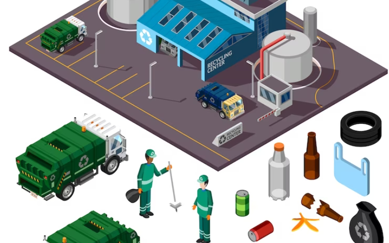 Industrial waste recycling