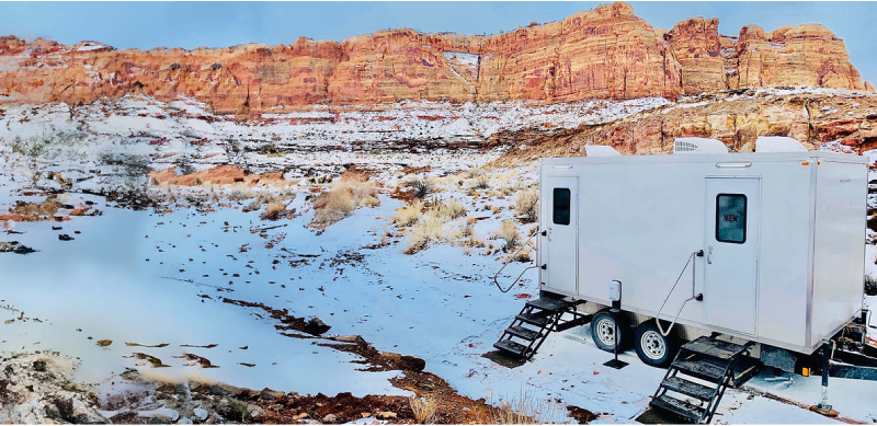 Luxury restroom rentals