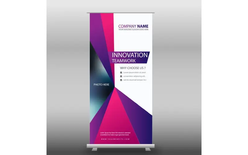 Pull up banners for events